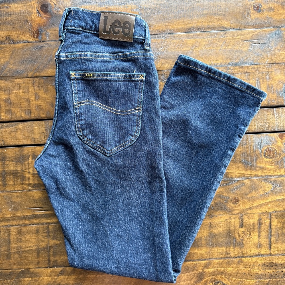 Lee Blue Straight Leg Jeans